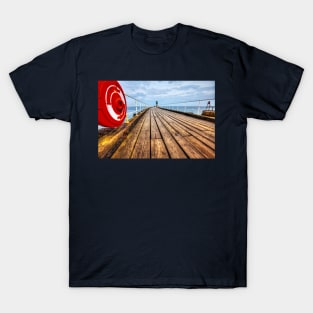 Whitby Pier, Yorkshire, UK T-Shirt